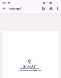 Sahay Psychological and Rehabilitation Center for Hearing